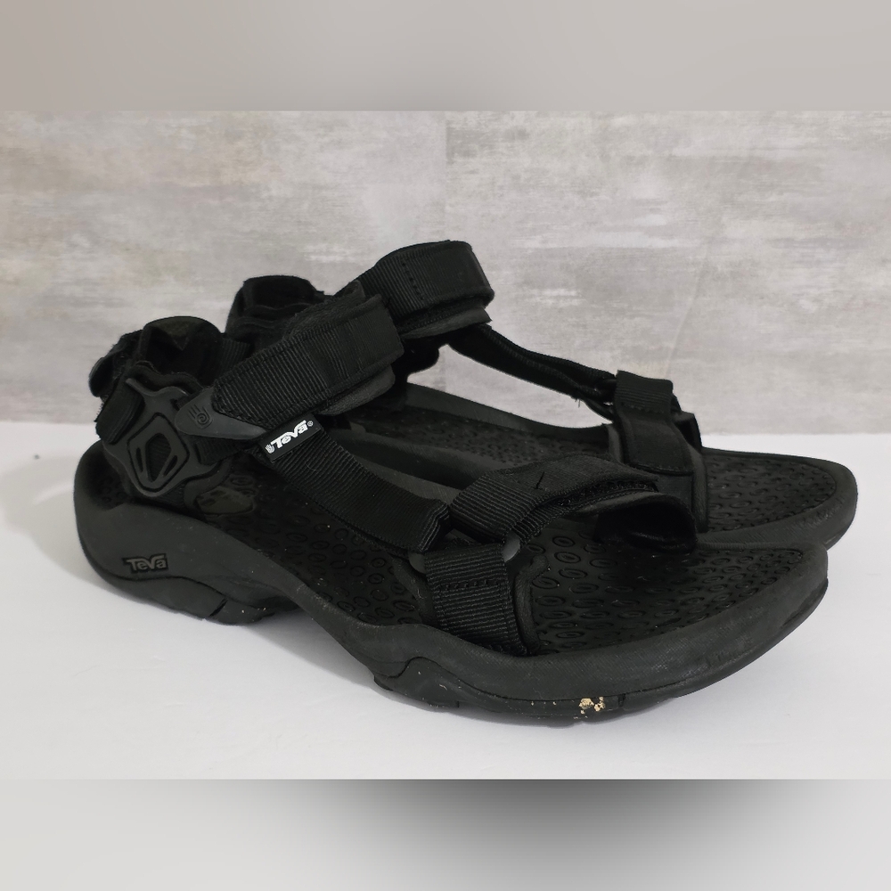 Teva Men's Black Adventure Sandals - Picture 4 of 7